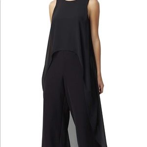 Tahari ASL Women's Short Sleeve Fly Away Jumpsuit